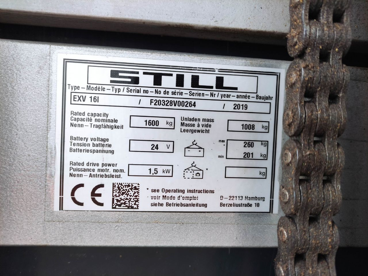 Still EXV 16 i - Stabler: bilde 5 Still EXV 16 i - Stabler: bilde 5