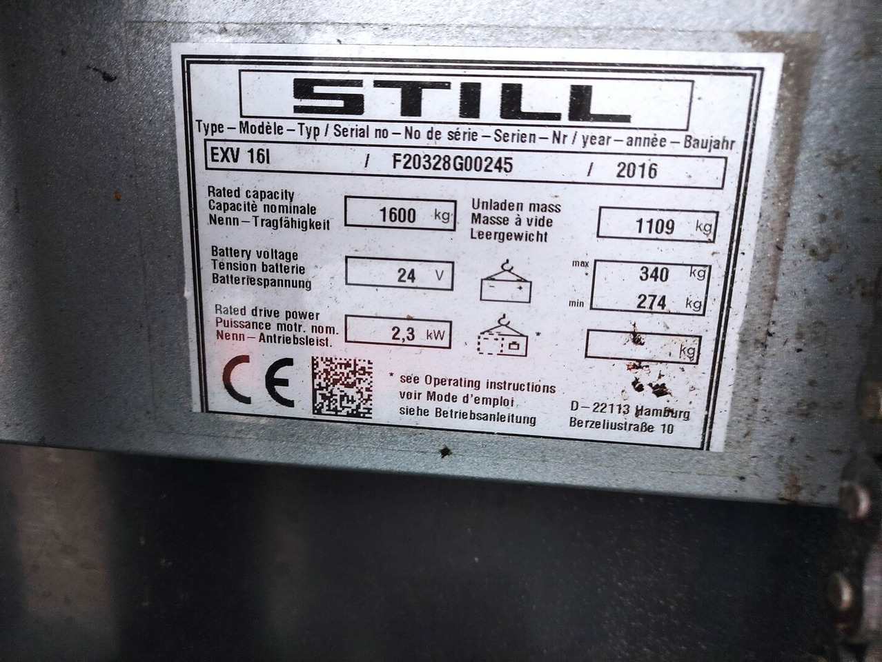 Still EXV 16i - Stabler: bilde 5 Still EXV 16i - Stabler: bilde 5