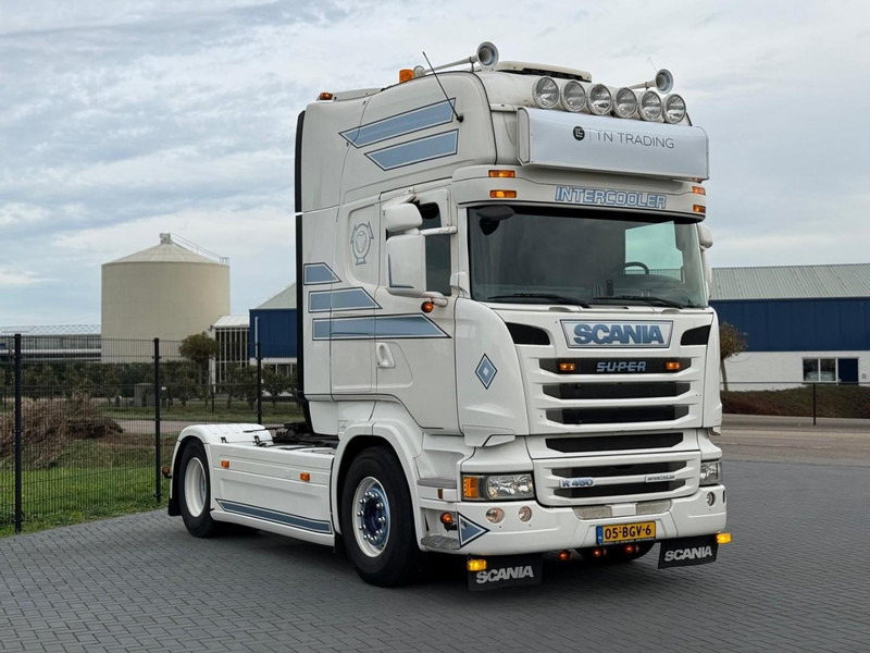 Scania R450 RETARDER, 2X BED, 2X TANK, APK, SMART TACHO 2. - Trekkvogn: bilde 1 Scania R450 RETARDER, 2X BED, 2X TANK, APK, SMART TACHO 2. - Trekkvogn: bilde 1