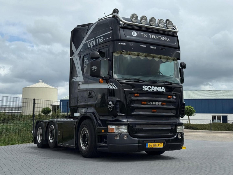 Scania R500 STEERING PUSHER, LEATHER, RETARDER, OPEN EXHAUST. - Trekkvogn: bilde 1 Scania R500 STEERING PUSHER, LEATHER, RETARDER, OPEN EXHAUST. - Trekkvogn: bilde 1