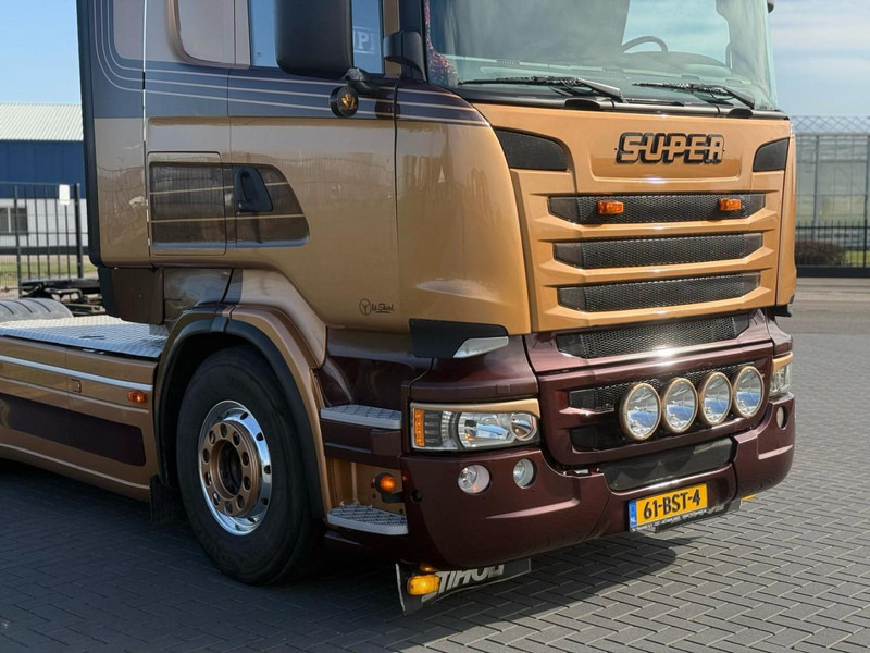 Scania R730 V8 V8, SHOWTRUCK VOLLUCHT, RETARDER,  HYDRAULIEK, BOOGIE, ALU WIELEN, LEER. - Trekkvogn: bilde 3 Scania R730 V8 V8, SHOWTRUCK VOLLUCHT, RETARDER,  HYDRAULIEK, BOOGIE, ALU WIELEN, LEER. - Trekkvogn: bilde 3