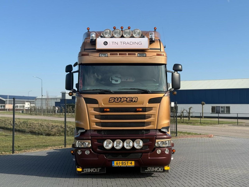 Scania R730 V8 V8, SHOWTRUCK VOLLUCHT, RETARDER,  HYDRAULIEK, BOOGIE, ALU WIELEN, LEER. - Trekkvogn: bilde 4 Scania R730 V8 V8, SHOWTRUCK VOLLUCHT, RETARDER,  HYDRAULIEK, BOOGIE, ALU WIELEN, LEER. - Trekkvogn: bilde 4