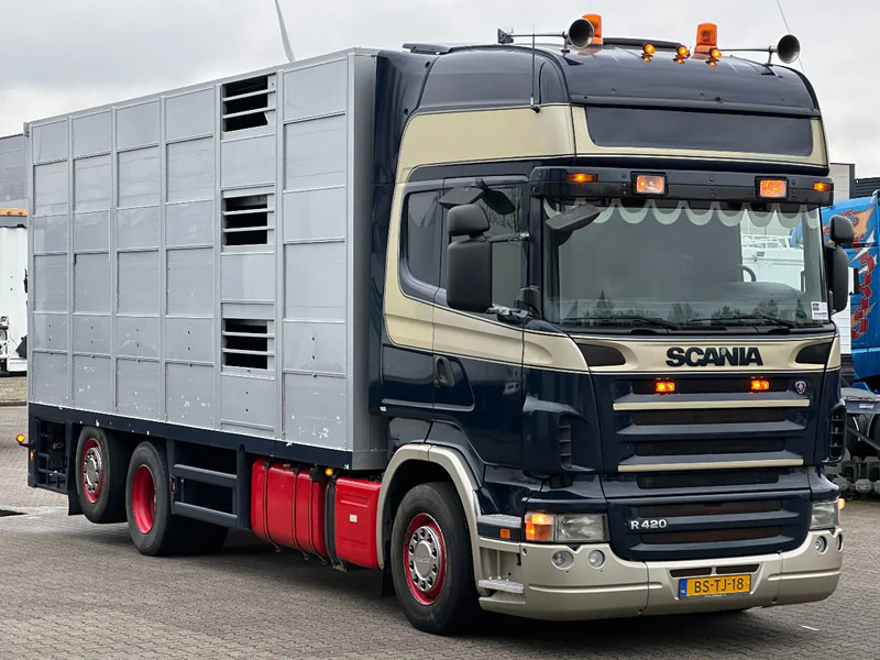 Scania R420 6x2 Topline / 3 Stock Animal Transport / Retarder / Euro 5 - Dyretransport lastebil: bilde 2 Scania R420 6x2 Topline / 3 Stock Animal Transport / Retarder / Euro 5 - Dyretransport lastebil: bilde 2
