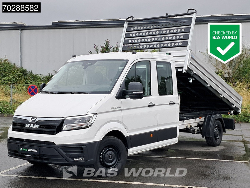 MAN TGE 3.180 Neu! Dreiseitenkipper Automatik 2025 Facelift 180PS AHK LED Klima Tempomat Navi ACC Euro6 Kieper 3m3 A/C Towbar - Varebil med tipp: bilde 1 MAN TGE 3.180 Neu! Dreiseitenkipper Automatik 2025 Facelift 180PS AHK LED Klima Tempomat Navi ACC Euro6 Kieper 3m3 A/C Towbar - Varebil med tipp: bilde 1