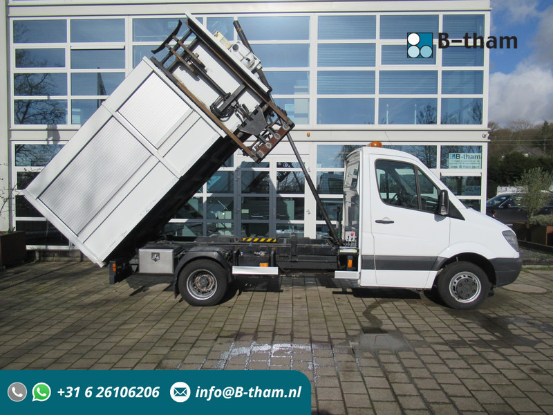 Mercedes-Benz Sprinter 510CDI Kipper + Zij-belading Side-loader - Tippbil: bilde 1 Mercedes-Benz Sprinter 510CDI Kipper + Zij-belading Side-loader - Tippbil: bilde 1