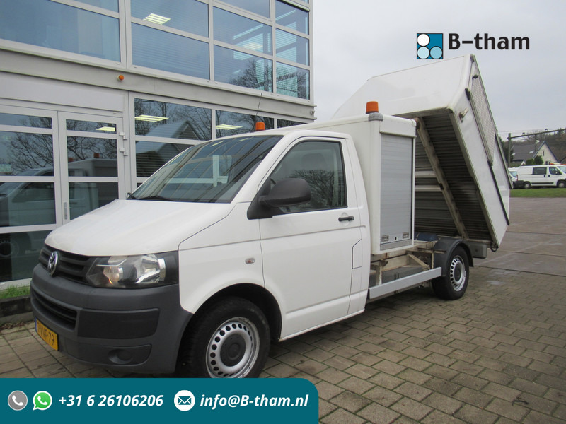 Volkswagen Transporter T5 2.0i 85KW L2H1 CNG aardgas + Benzine Veegvuilkipper - Varebil med tipp: bilde 1 Volkswagen Transporter T5 2.0i 85KW L2H1 CNG aardgas + Benzine Veegvuilkipper - Varebil med tipp: bilde 1