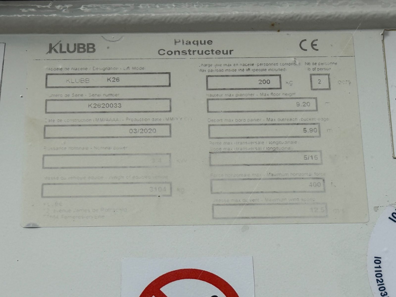 Billift Renault Master III Steiger Klubb K26 / 11,2m / 200Kg: bilde 14 Billift Renault Master III Steiger Klubb K26 / 11,2m / 200Kg: bilde 14