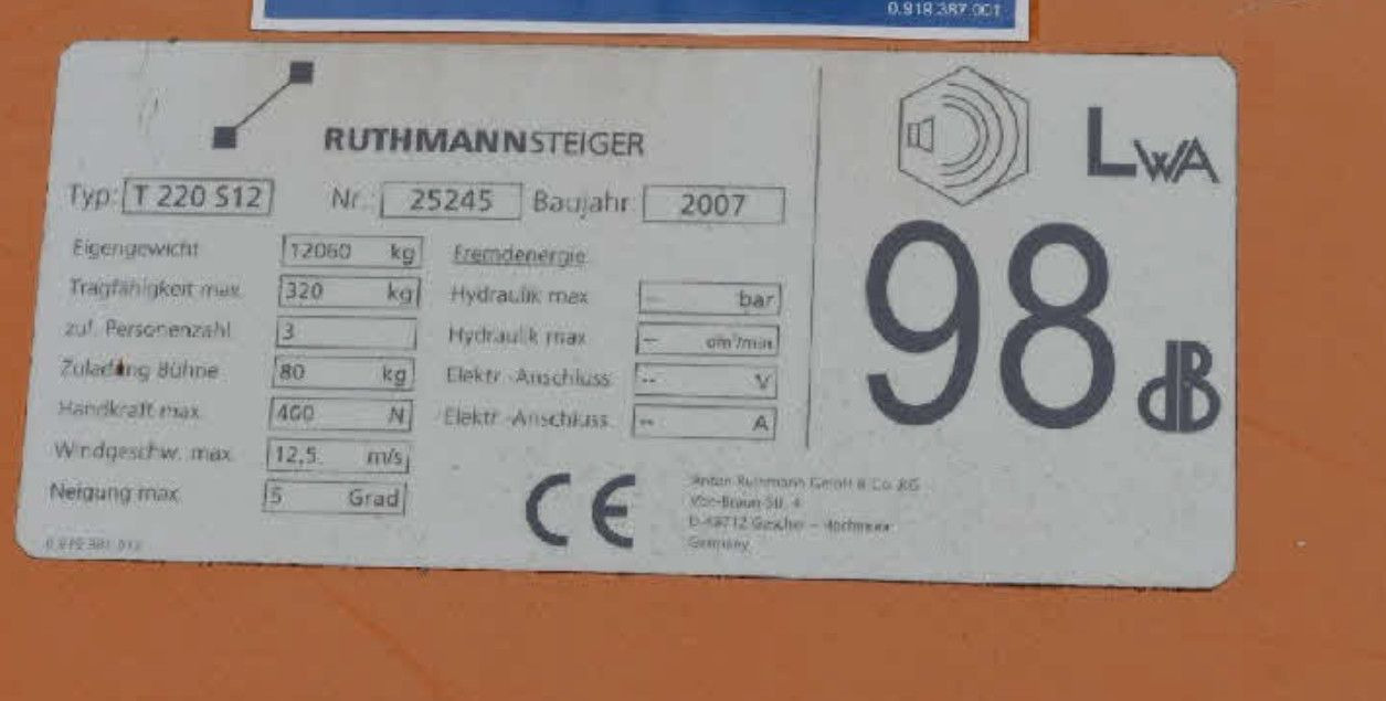Mercedes-Benz ATEGO 4X4 1324 Hub Steiger Ruthmann T220 - Billift: bilde 3 Mercedes-Benz ATEGO 4X4 1324 Hub Steiger Ruthmann T220 - Billift: bilde 3