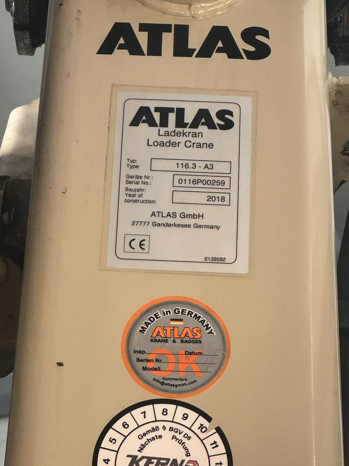 Mercedes-Benz Atego / 1324 MEILLER 4X4 KRAN ATLAS 116.3 Kipper - Tippbil, Kranbil: bilde 3 Mercedes-Benz Atego / 1324 MEILLER 4X4 KRAN ATLAS 116.3 Kipper - Tippbil, Kranbil: bilde 3