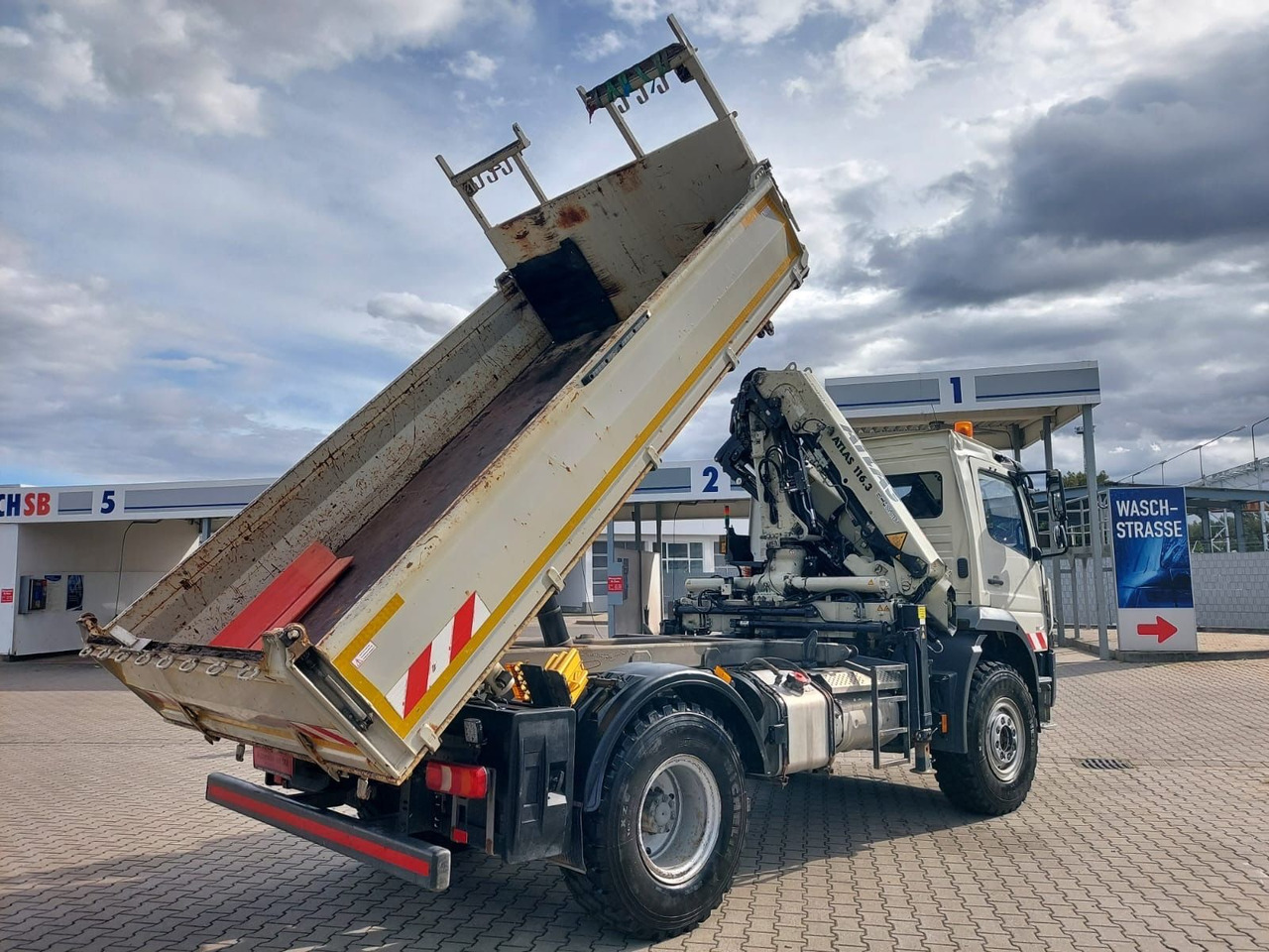 Mercedes-Benz Atego / 1324 MEILLER 4X4 KRAN ATLAS 116.3 Kipper - Tippbil, Kranbil: bilde 5 Mercedes-Benz Atego / 1324 MEILLER 4X4 KRAN ATLAS 116.3 Kipper - Tippbil, Kranbil: bilde 5