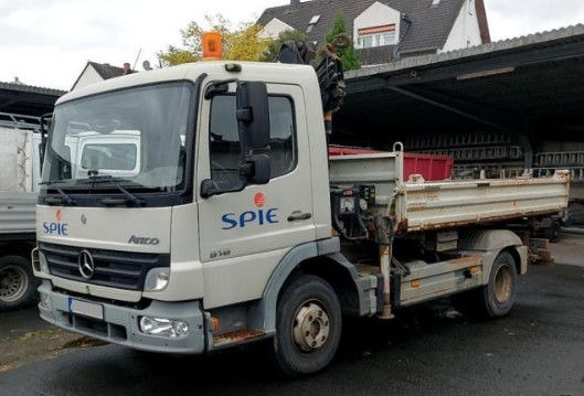 Mercedes-Benz Atego 2 4-Zyl. 4x2 918 4x2 MEILER HIAB066 FERNB - Tippbil, Kranbil: bilde 1 Mercedes-Benz Atego 2 4-Zyl. 4x2 918 4x2 MEILER HIAB066 FERNB - Tippbil, Kranbil: bilde 1