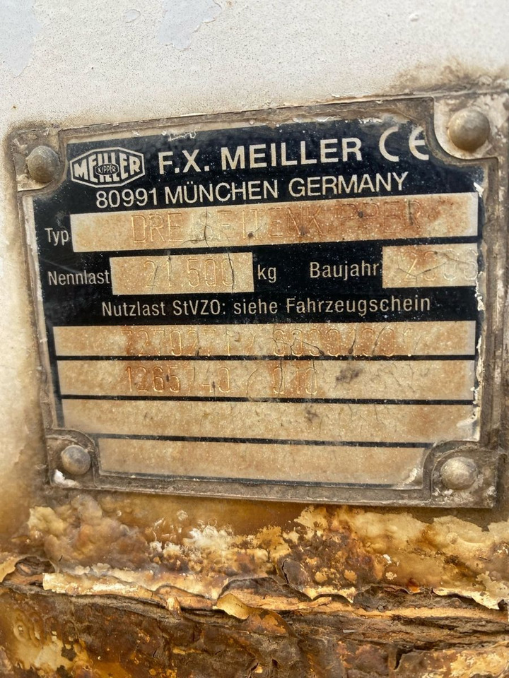 Tippbil Mercedes-Benz Axor 2 C 4-Achser 3243 8x4 KLIMA RETARDER MEILER: bilde 20