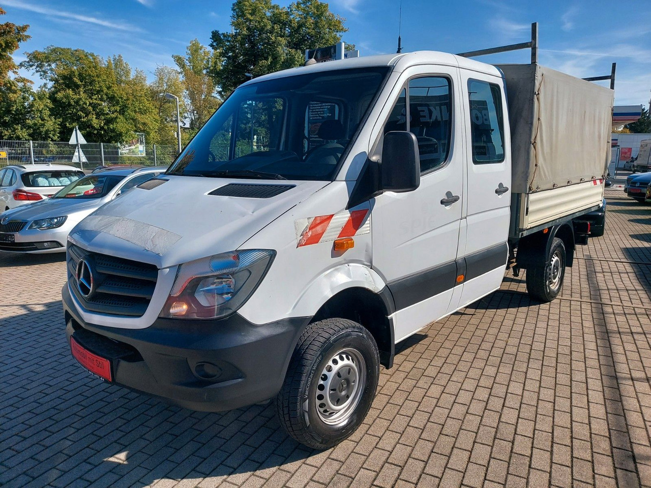 Mercedes-Benz Sprinter II Pritsche DoKa 316 CDI 4X4 Klima - Varebil med kapell, Varebil med dobbelt førerhus: bilde 4 Mercedes-Benz Sprinter II Pritsche DoKa 316 CDI 4X4 Klima - Varebil med kapell, Varebil med dobbelt førerhus: bilde 4