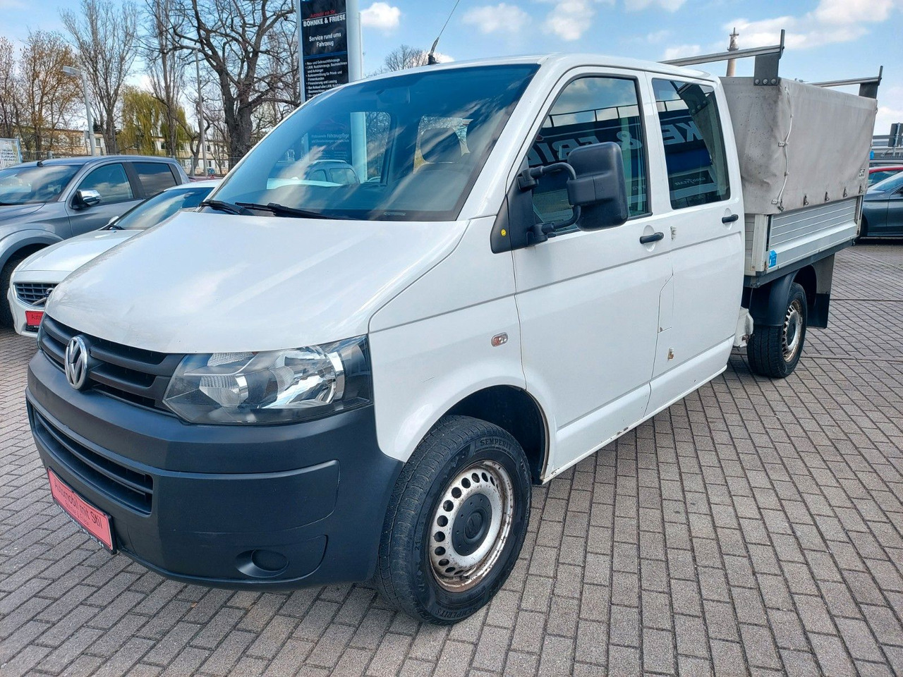 Volkswagen T5 Transporter Pritsche DOKA 4MOTION 4x4 Klima - Varebil med kapell, Varebil med dobbelt førerhus: bilde 1 Volkswagen T5 Transporter Pritsche DOKA 4MOTION 4x4 Klima - Varebil med kapell, Varebil med dobbelt førerhus: bilde 1