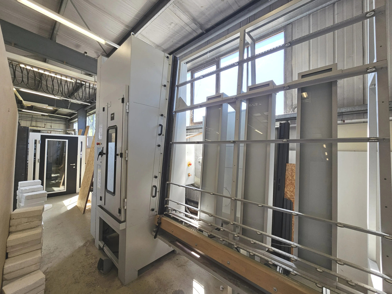 1 Stk. Glasscheiben Strahlanlage (MHG) - Maskin: bilde 1 1 Stk. Glasscheiben Strahlanlage (MHG) - Maskin: bilde 1
