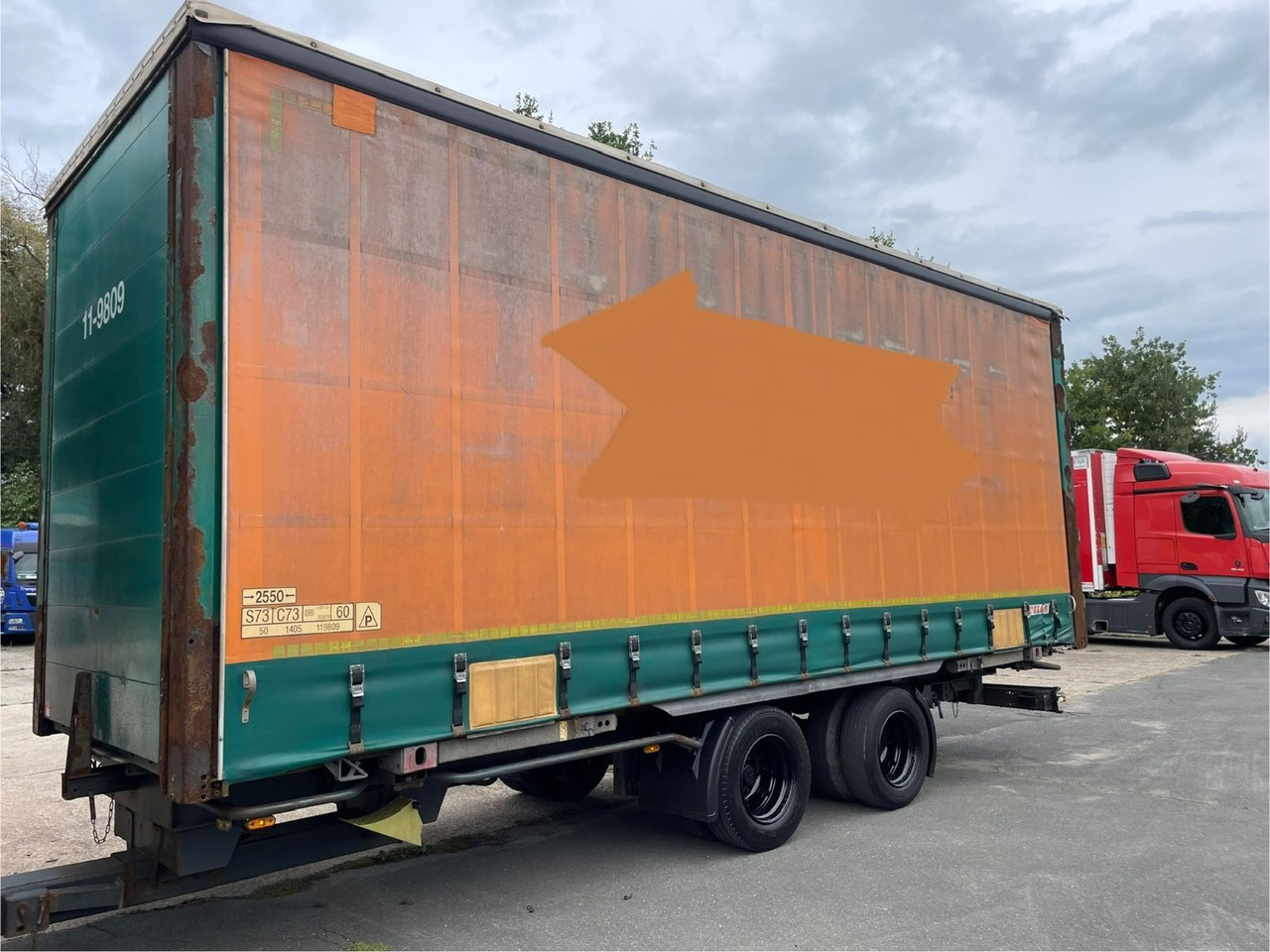 Kotschenreuther TWB 218 Pritsche+Plane/2-Achs/WECON/7,3m/14950kg - Kapellhenger: bilde 2 Kotschenreuther TWB 218 Pritsche+Plane/2-Achs/WECON/7,3m/14950kg - Kapellhenger: bilde 2