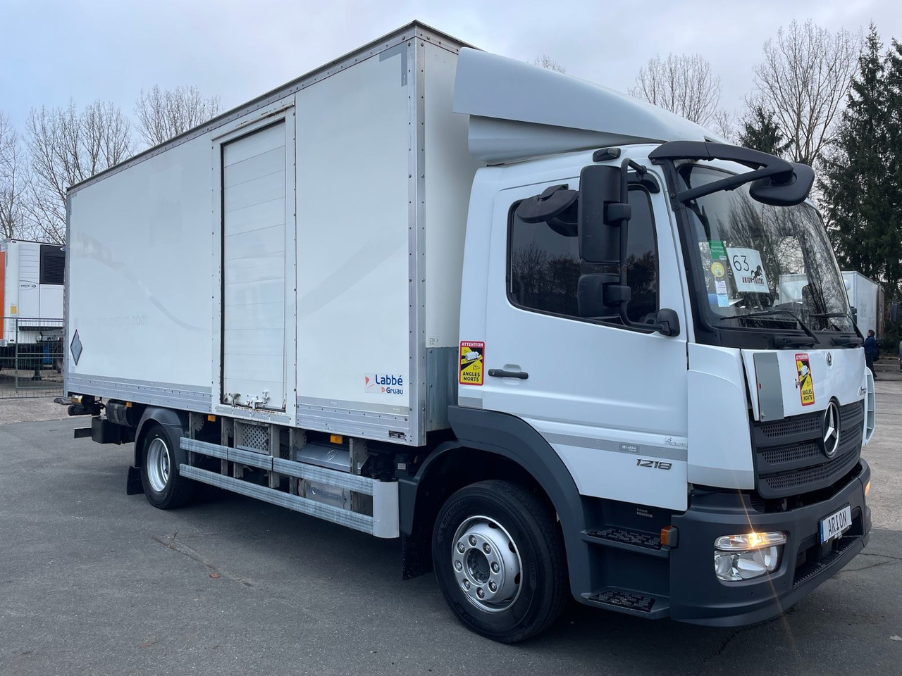 Mercedes-Benz Atego 1218 4x2 Koffer/FULL-ADR/EXIII/LBW/AC/EU6d - Skapbil: bilde 1 Mercedes-Benz Atego 1218 4x2 Koffer/FULL-ADR/EXIII/LBW/AC/EU6d - Skapbil: bilde 1