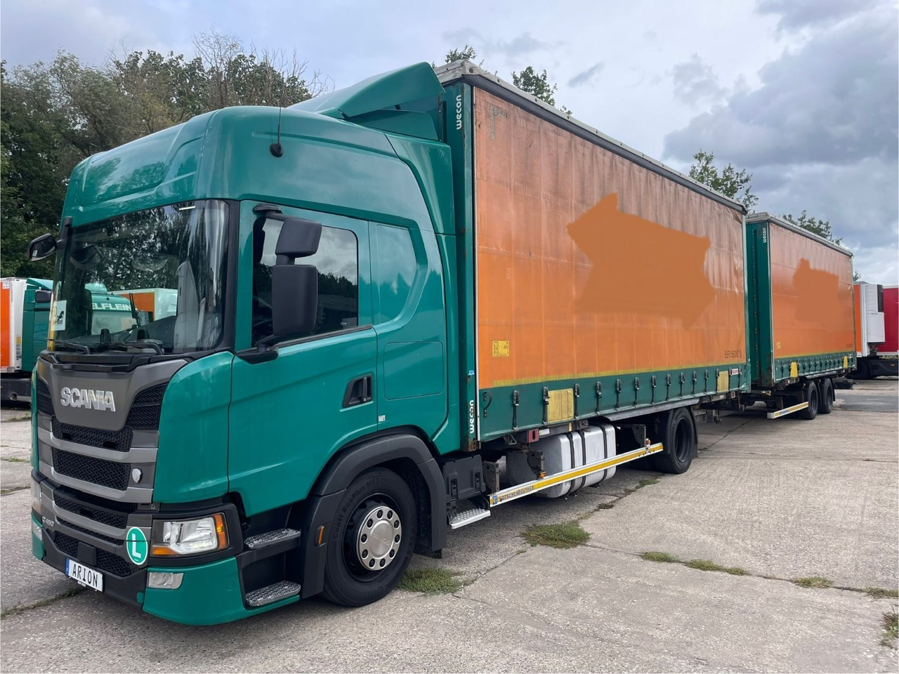 Scania G450 Pritsche+Plane/ANHÄNGER/KOTSCHENREUTHER - Kapellbil: bilde 2 Scania G450 Pritsche+Plane/ANHÄNGER/KOTSCHENREUTHER - Kapellbil: bilde 2