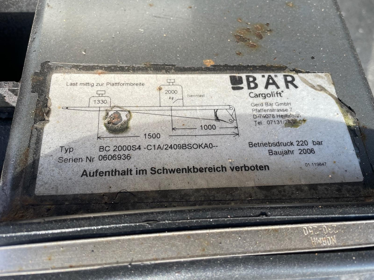 Kjølesemi Schmitz Cargobull SKO10/THERMOKING/SL200e/LBW/BÄR/11,15m/Lenkachse: bilde 10