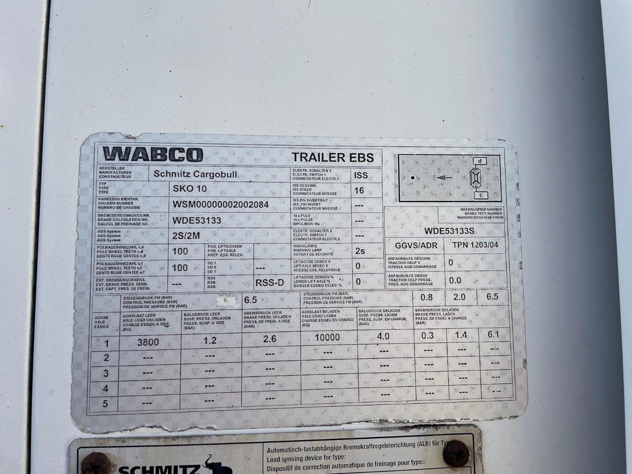Kjølesemi Schmitz Cargobull SKO10/THERMOKING/SL200e/LBW/BÄR/11,15m/Lenkachse: bilde 17