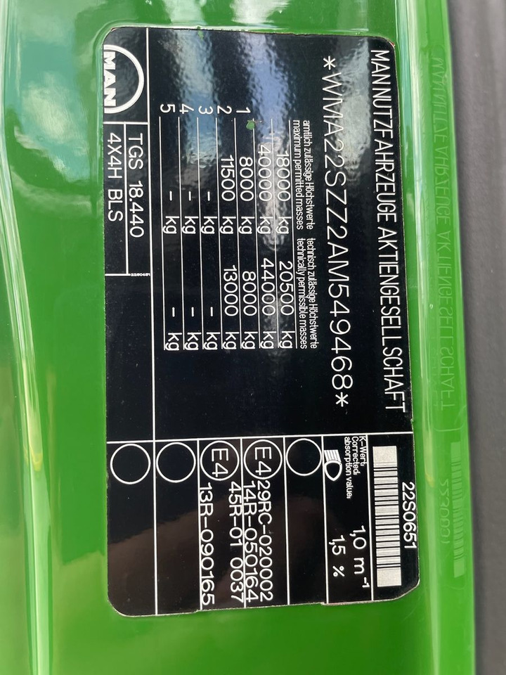 Leie  MAN TGS 18.440 4x4H BLS Pritsche/Hydro/PTO/AC/EEV1 MAN TGS 18.440 4x4H BLS Pritsche/Hydro/PTO/AC/EEV1: bilde 15