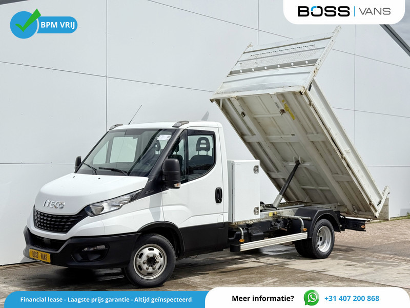 Iveco Daily 35C12 2.3 L3 Kipper Dubbellucht 3.5t Trekhaak Airco Cruise Control Lucht Geveerde Stoel - Varebil med tipp: bilde 1 Iveco Daily 35C12 2.3 L3 Kipper Dubbellucht 3.5t Trekhaak Airco Cruise Control Lucht Geveerde Stoel - Varebil med tipp: bilde 1