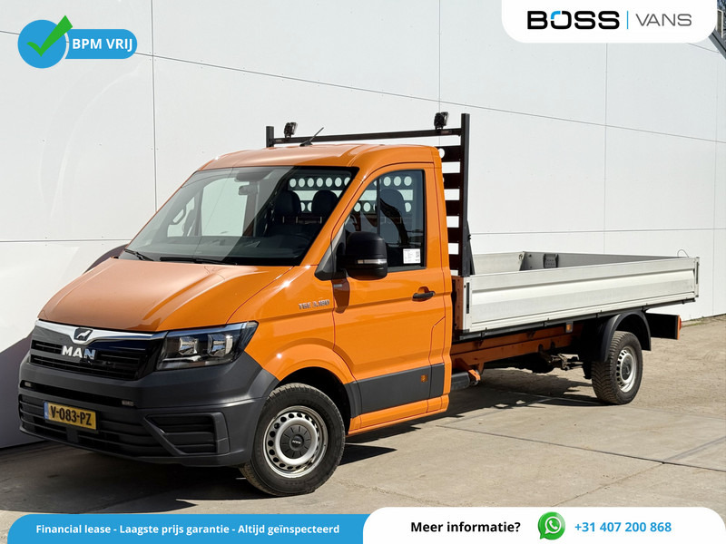 MAN TGE 180 PK Open Laadbak Pritische Pick up Airco Cruise Control Trekhaak - Varebil med plan: bilde 1 MAN TGE 180 PK Open Laadbak Pritische Pick up Airco Cruise Control Trekhaak - Varebil med plan: bilde 1