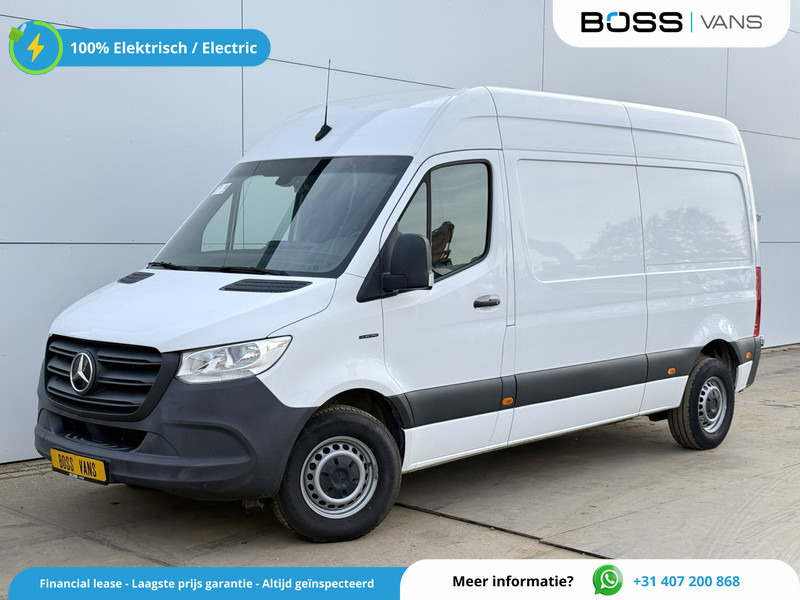 Mercedes-Benz eSprinter 312 ALL-IN PRIJS L2H2 55kWh 168km WLTP 80kw Snelladen Climate Control Stoelverwarming - Kassebil, Elektrisk varebil: bilde 1 Mercedes-Benz eSprinter 312 ALL-IN PRIJS L2H2 55kWh 168km WLTP 80kw Snelladen Climate Control Stoelverwarming - Kassebil, Elektrisk varebil: bilde 1