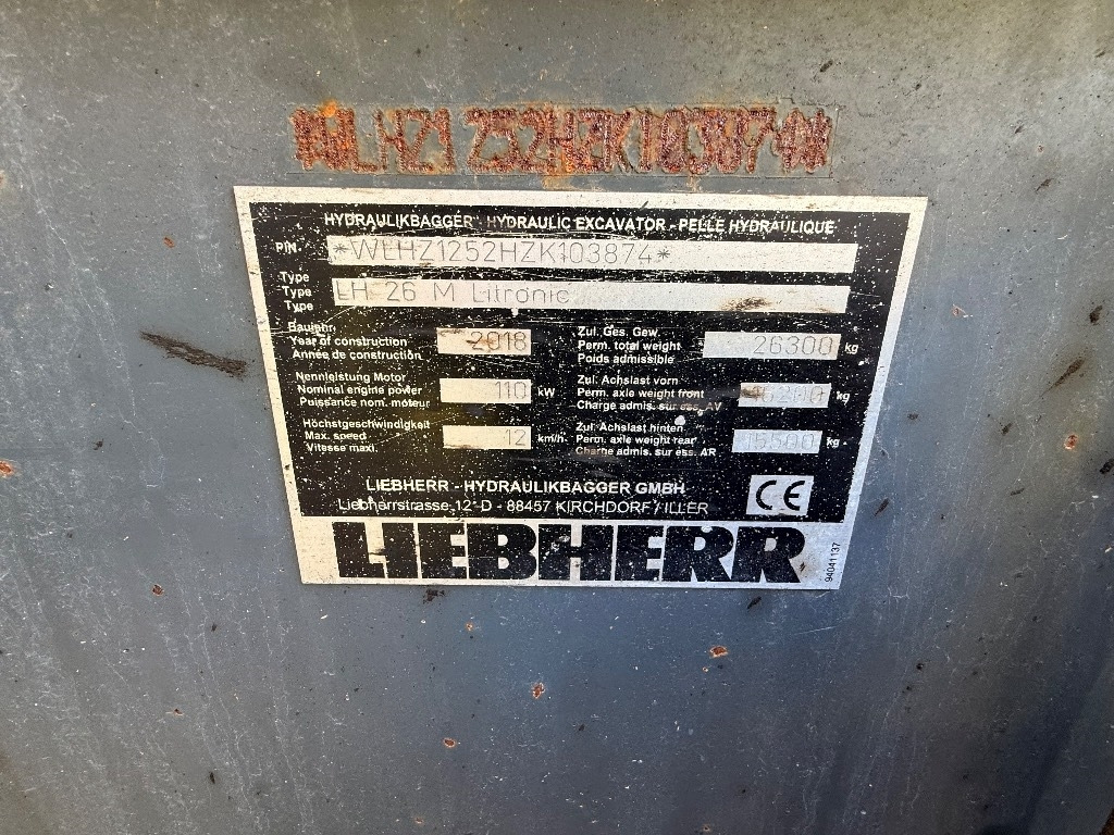 Liebherr LH 26 M Litronic - Hjulgraver: bilde 4 Liebherr LH 26 M Litronic - Hjulgraver: bilde 4