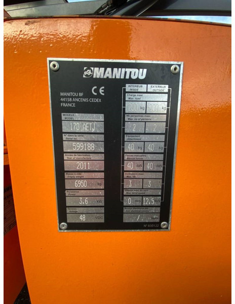 Manitou 170AETJ-L - Bomlift: bilde 5 Manitou 170AETJ-L - Bomlift: bilde 5