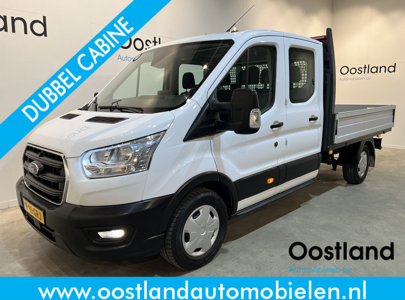 Ford Transit 2.0 TDCI L3H1 130 PK DC Dubbel Cabine Trend Open Laadbak / Euro 6 / Airco / Cruise Control / Trekhaak / CarPlay / 23.600 KM !! / BPM VRIJ !! - Varebil med plan, Varebil med dobbelt førerhus: bilde 1 Ford Transit 2.0 TDCI L3H1 130 PK DC Dubbel Cabine Trend Open Laadbak / Euro 6 / Airco / Cruise Control / Trekhaak / CarPlay / 23.600 KM !! / BPM VRIJ !! - Varebil med plan, Varebil med dobbelt førerhus: bilde 1