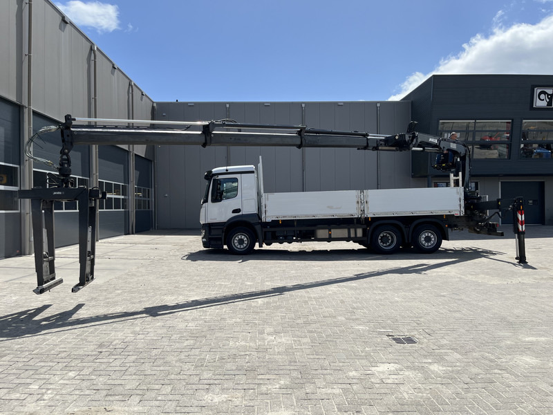Mercedes-Benz ANTOS 2546 6X2 Bouwstoffenauto / Open laadbak vv KRAAN MKG HLK 221-3 met Palletklem - Planbil, Kranbil: bilde 2 Mercedes-Benz ANTOS 2546 6X2 Bouwstoffenauto / Open laadbak vv KRAAN MKG HLK 221-3 met Palletklem - Planbil, Kranbil: bilde 2