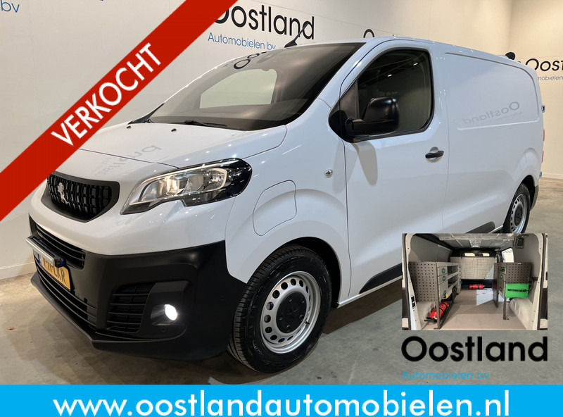 Små varebil, Elektrisk varebil Peugeot e-Expert EV L2 75 kWh Servicebus / Inrichting / 100% Elektrisch / Airco / 220V. / Trekhaak / Camera / Cruise Control / Navigatie / CarPlay / 3-Zits / 1.900 KM !!: bilde 1