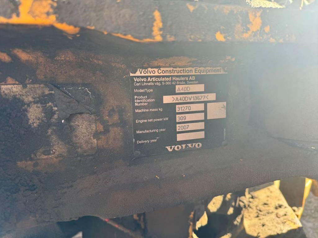 Volvo A 40 D - Rammestyrt dumper: bilde 3 Volvo A 40 D - Rammestyrt dumper: bilde 3