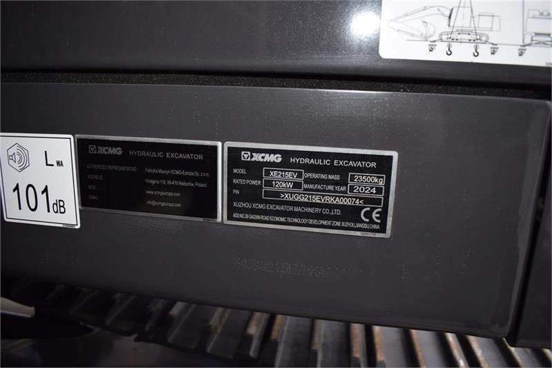 Beltegraver XCMG XE215-EV ELEKTRISK: bilde 8 Beltegraver XCMG XE215-EV ELEKTRISK: bilde 8