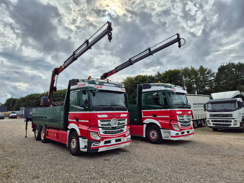Mercedes-Benz Actros 2551/6x2 // Palfinger 16002 B // 2 x trucks - Kranbil: bilde 1 Mercedes-Benz Actros 2551/6x2 // Palfinger 16002 B // 2 x trucks - Kranbil: bilde 1