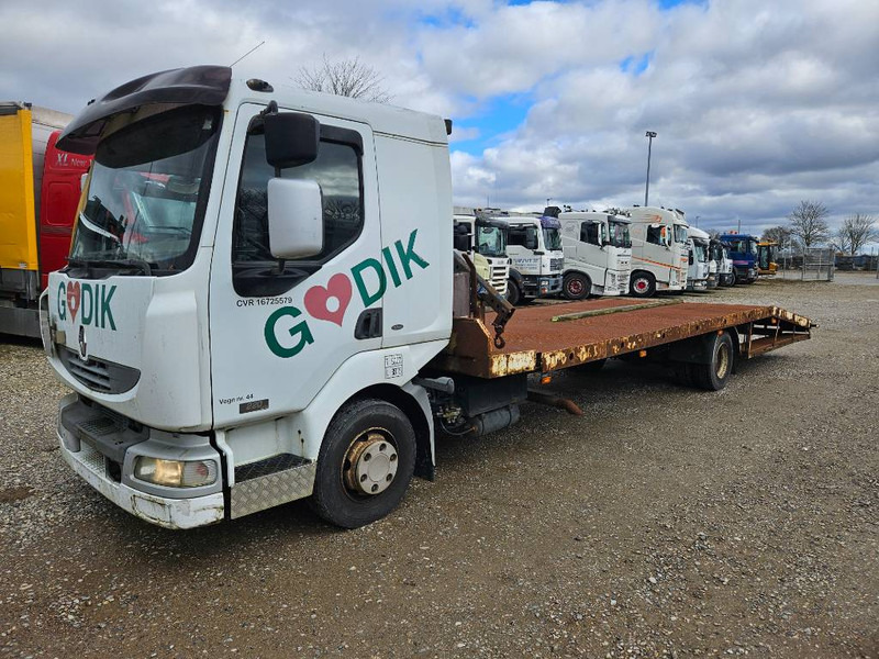 Renault Midlum 220 Machine/auto Transport and crane(2 stk) - Transporter lastebil, Kranbil: bilde 1 Renault Midlum 220 Machine/auto Transport and crane(2 stk) - Transporter lastebil, Kranbil: bilde 1