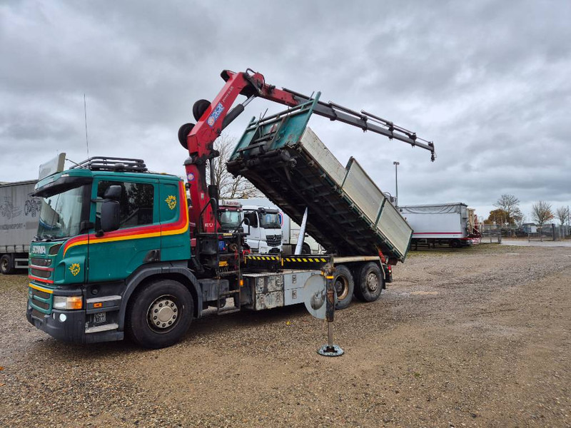 Scania P450 6x2/4 // HMF 2620 K5 // 3-way tip - Kranbil: bilde 1 Scania P450 6x2/4 // HMF 2620 K5 // 3-way tip - Kranbil: bilde 1