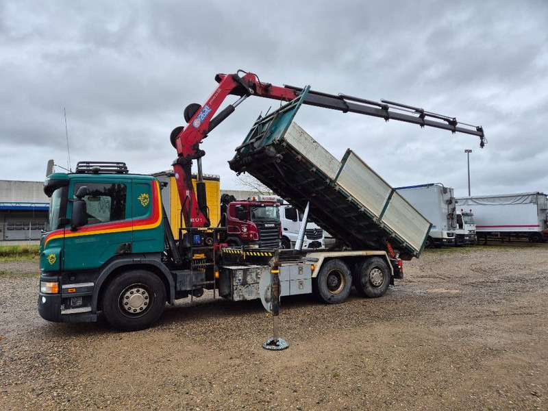 Scania P450 6x2/4 // HMF 2620 K5 // 3-way tip - Kranbil: bilde 2 Scania P450 6x2/4 // HMF 2620 K5 // 3-way tip - Kranbil: bilde 2