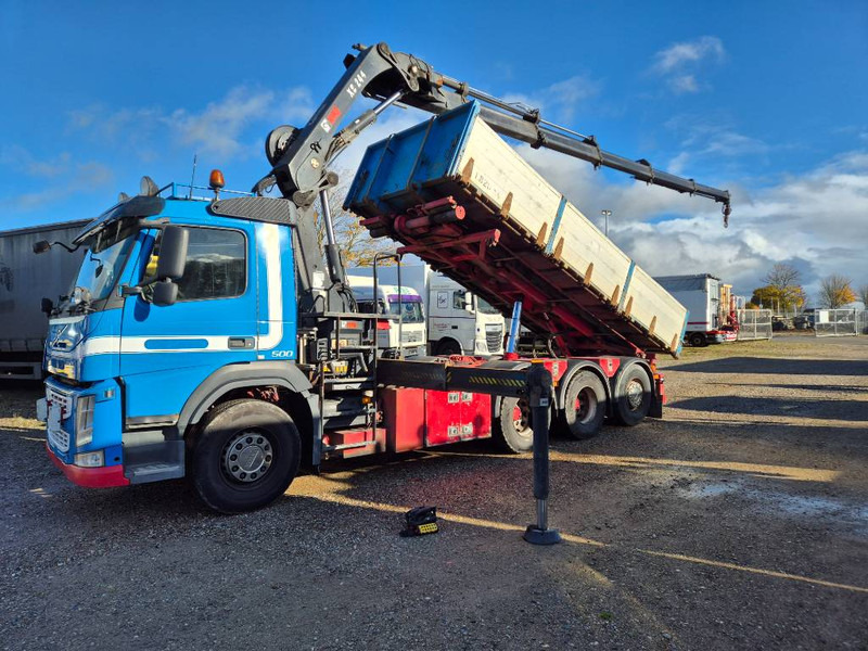 Volvo FM 500 8x4/4 // HIAB 244 EP-5 HIPRO // 3 way tip - Kranbil: bilde 1 Volvo FM 500 8x4/4 // HIAB 244 EP-5 HIPRO // 3 way tip - Kranbil: bilde 1