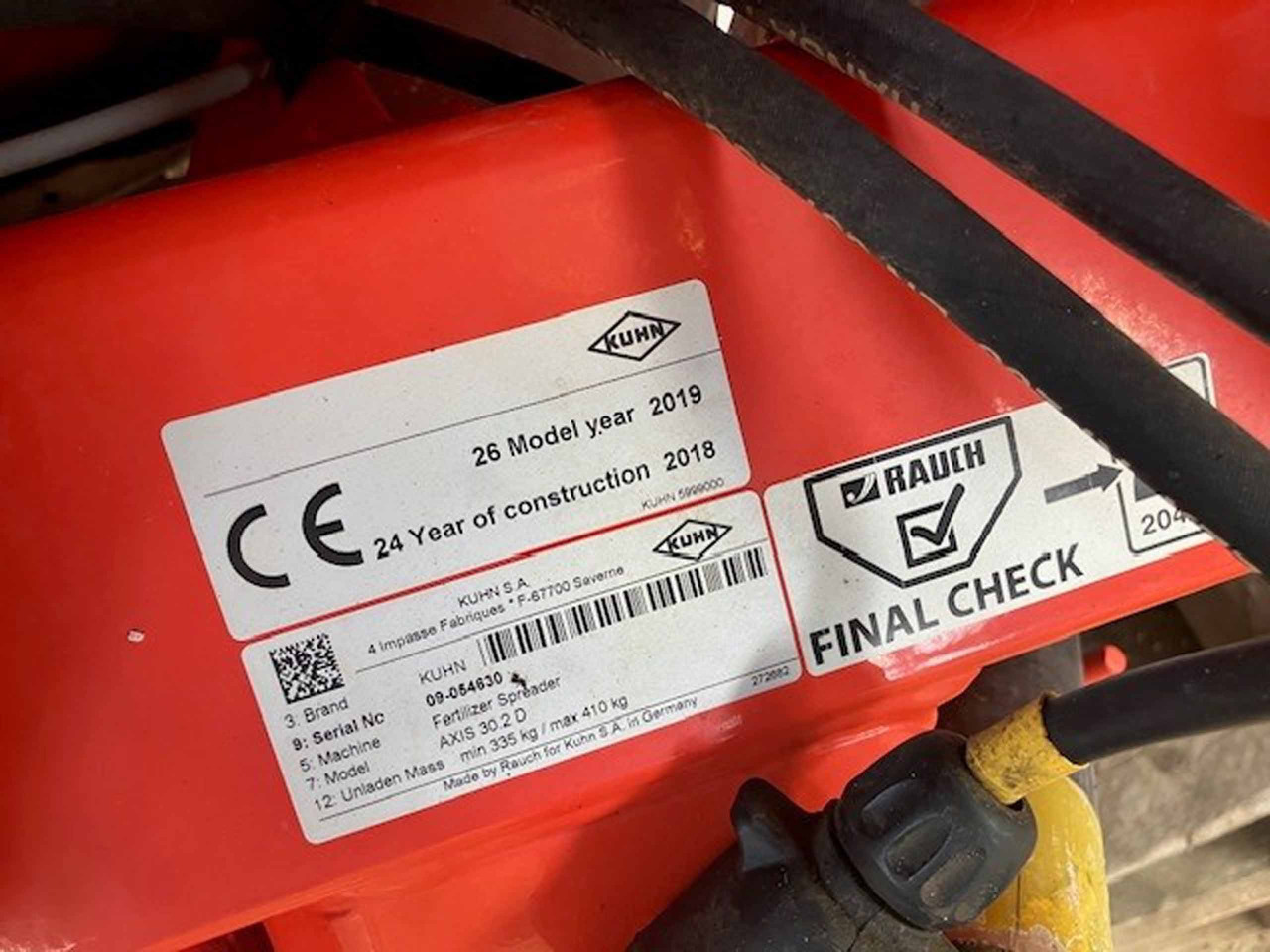 Kuhn Axis 30.2D - Gjødselspreder: bilde 2 Kuhn Axis 30.2D - Gjødselspreder: bilde 2