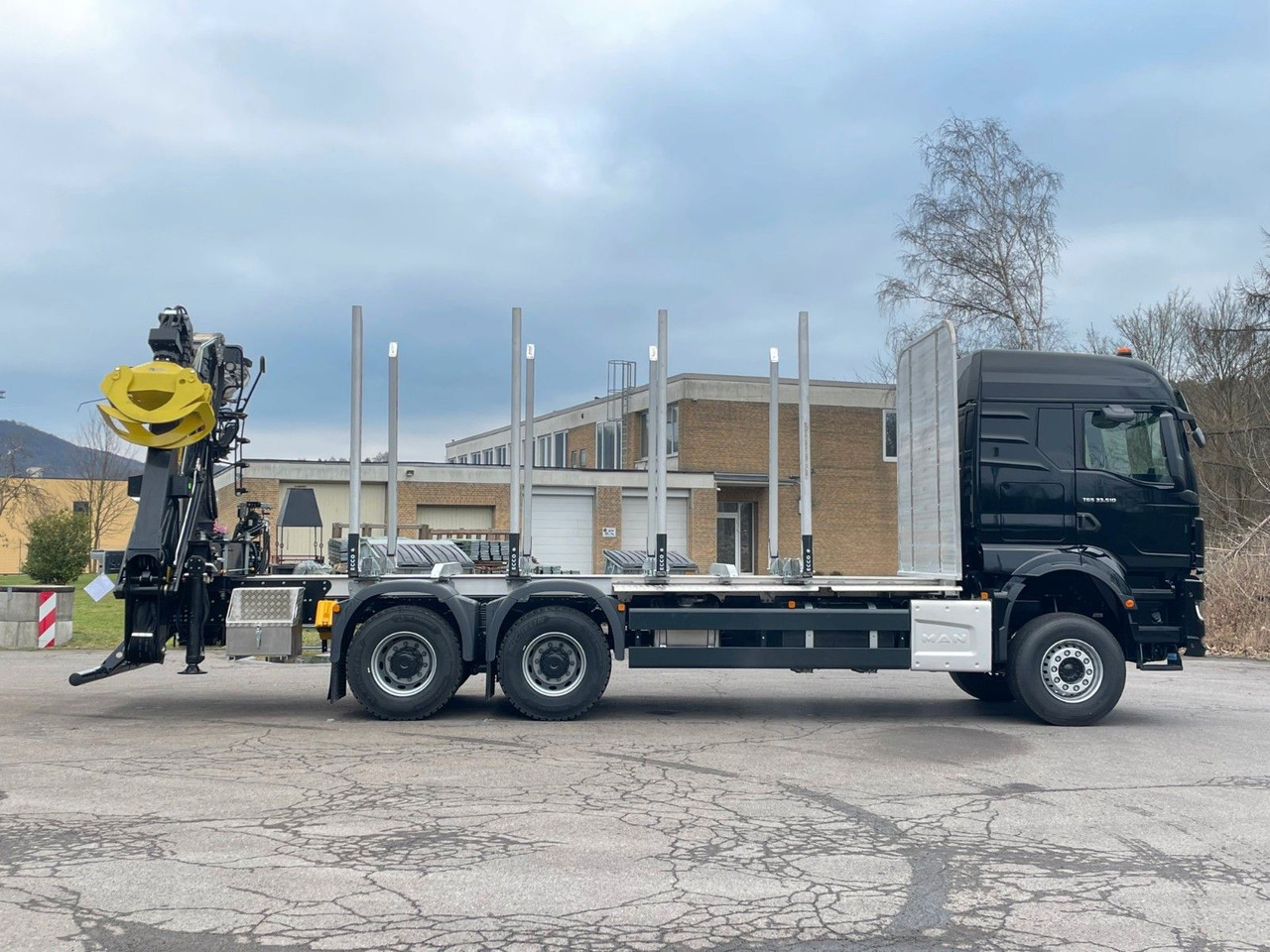 Tømmerbil, Kranbil MAN TGS 33.510 6X4 BL Euro6e LogLift 165Z: bilde 9