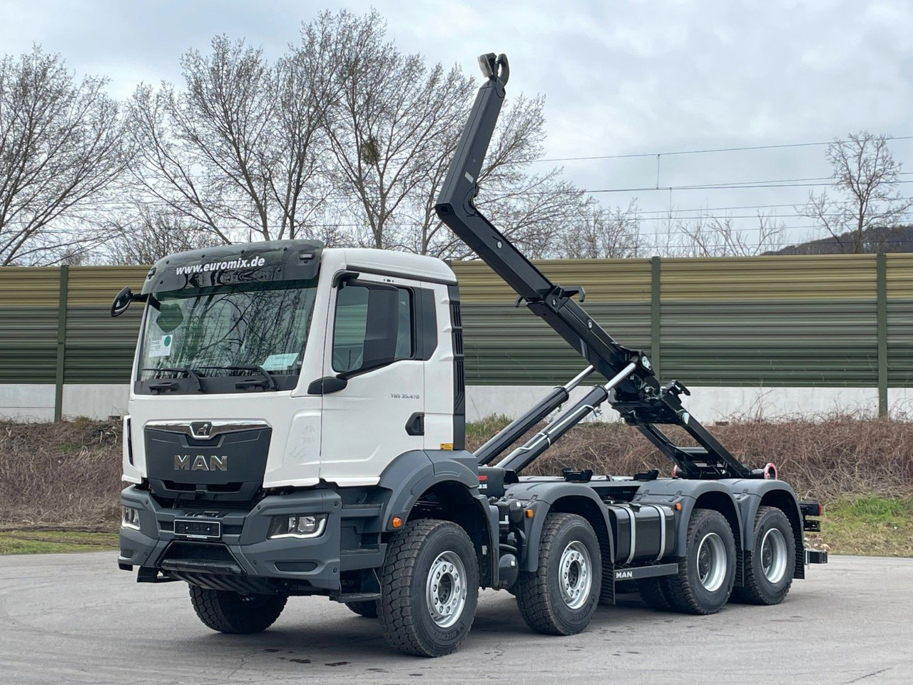 MAN TGS 35.480 8x4 Euro6e Hiab MultLift Abrollkipper - Krokbil, Kranbil: bilde 3 MAN TGS 35.480 8x4 Euro6e Hiab MultLift Abrollkipper - Krokbil, Kranbil: bilde 3