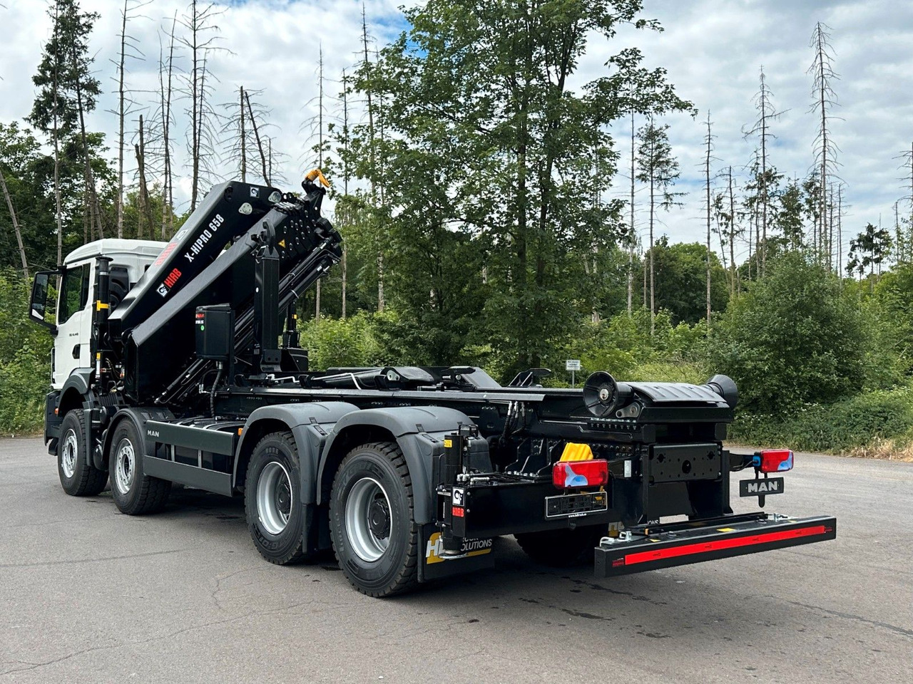 MAN TGS 35.520 8x4 Abrollkipper + Kran HIAB 658E6 - Krokbil, Kranbil: bilde 5 MAN TGS 35.520 8x4 Abrollkipper + Kran HIAB 658E6 - Krokbil, Kranbil: bilde 5
