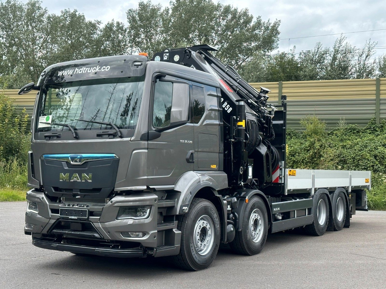MAN TGS 35.520 8x4 BL HIAB X-HiPro858E-8 & Jib150x-6 - Planbil, Kranbil: bilde 3 MAN TGS 35.520 8x4 BL HIAB X-HiPro858E-8 & Jib150x-6 - Planbil, Kranbil: bilde 3