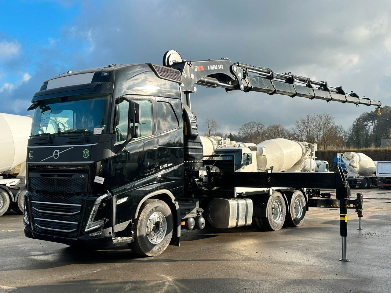 Volvo FH 540 6x4 Euro6e HIAB X-HIPRO 548 E 8 - Planbil, Kranbil: bilde 1 Volvo FH 540 6x4 Euro6e HIAB X-HIPRO 548 E 8 - Planbil, Kranbil: bilde 1