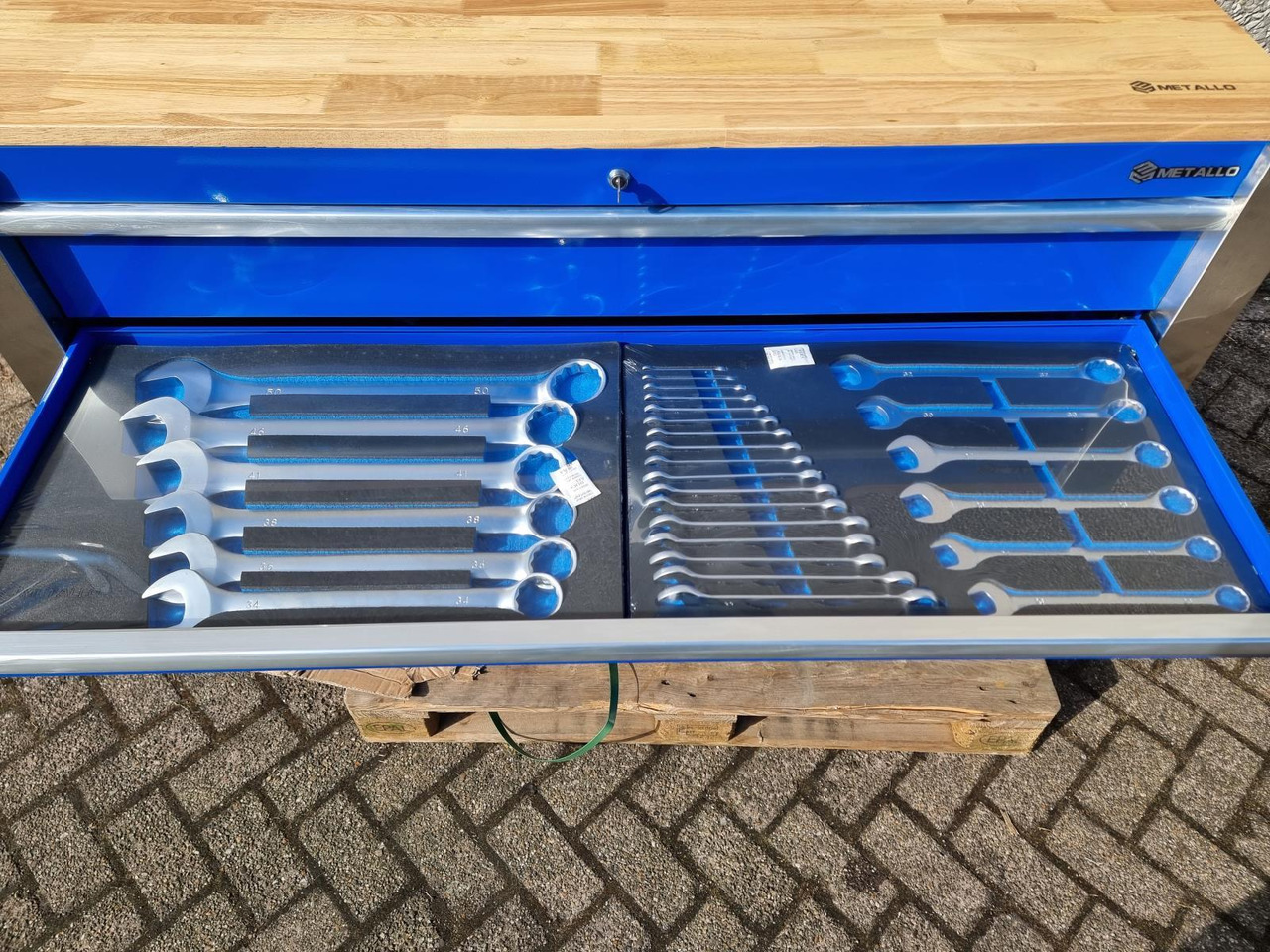 Metallo Mega Jumbo Gereedschapskist - Nieuw, 11 lades waarvan 9 gevuld met gereedschap - Verkstedutstyr: bilde 4 Metallo Mega Jumbo Gereedschapskist - Nieuw, 11 lades waarvan 9 gevuld met gereedschap - Verkstedutstyr: bilde 4