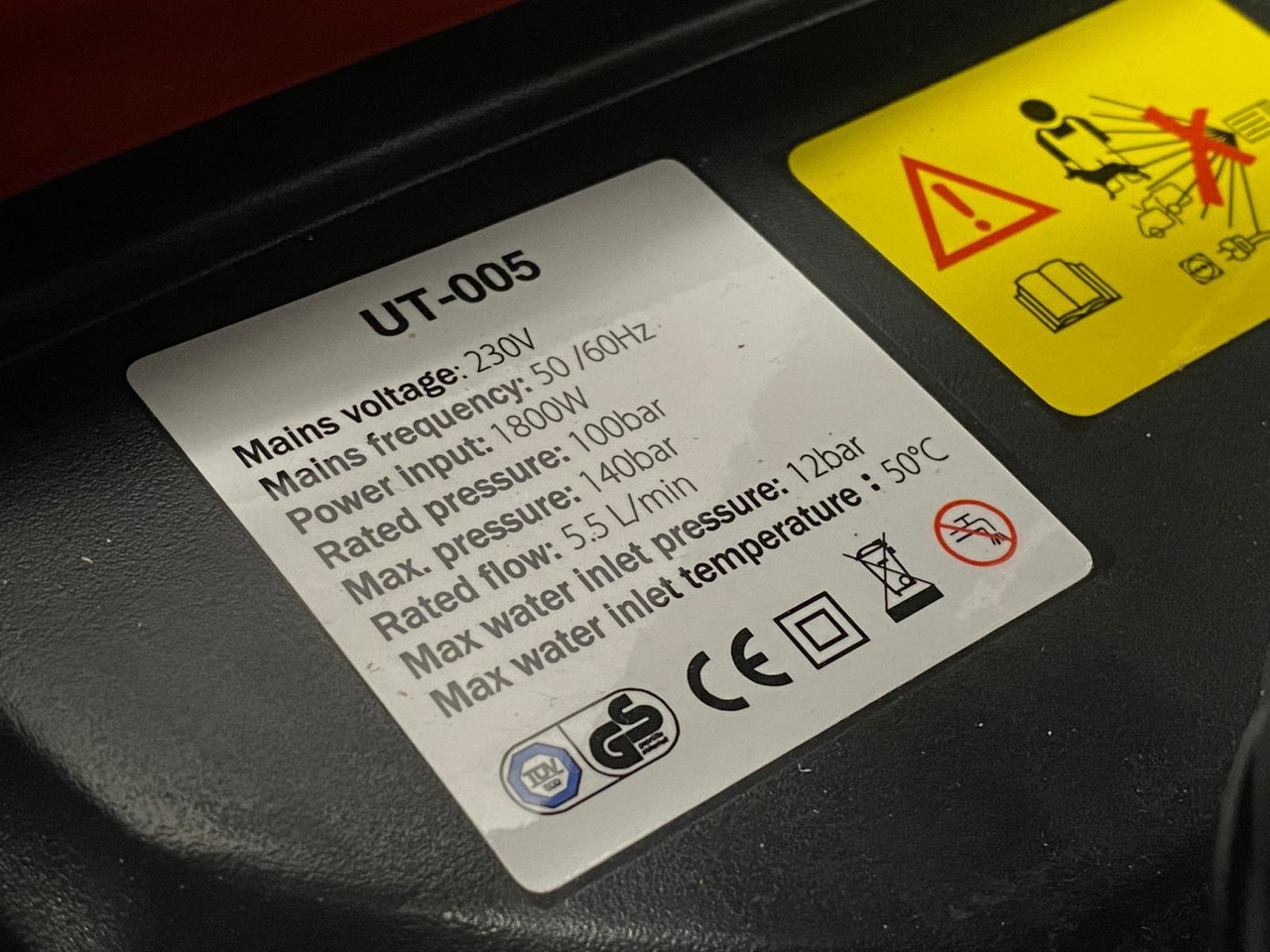 UltraToolz 1800W Hogedrukreiniger - Rengjøringsmaskin: bilde 4 UltraToolz 1800W Hogedrukreiniger - Rengjøringsmaskin: bilde 4