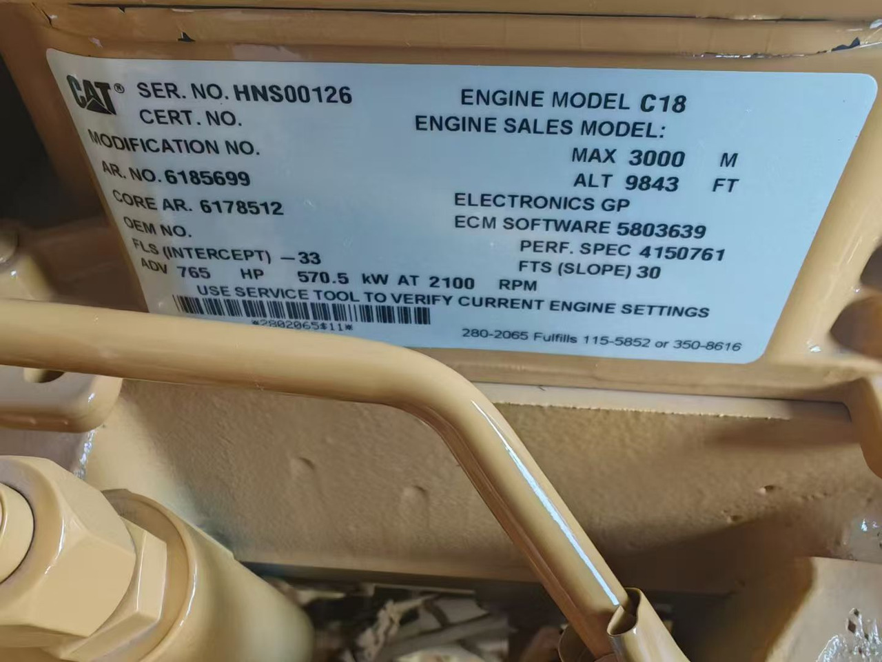 Catpillar C18 - Verktøy/ Utstyr: bilde 3 Catpillar C18 - Verktøy/ Utstyr: bilde 3