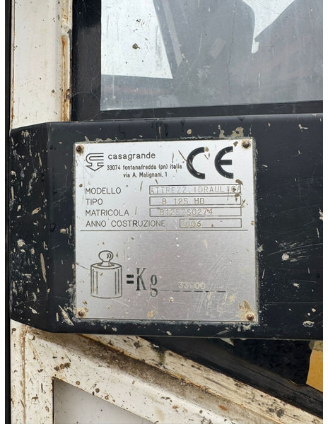 Casagrande B125 - Påledrivar: bilde 5 Casagrande B125 - Påledrivar: bilde 5
